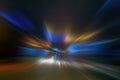 Light Trails in the Dark,ÃÂ Traffic Light trails,ÃÂ AbstractÃÂ Traffic Lines Background Royalty Free Stock Photo